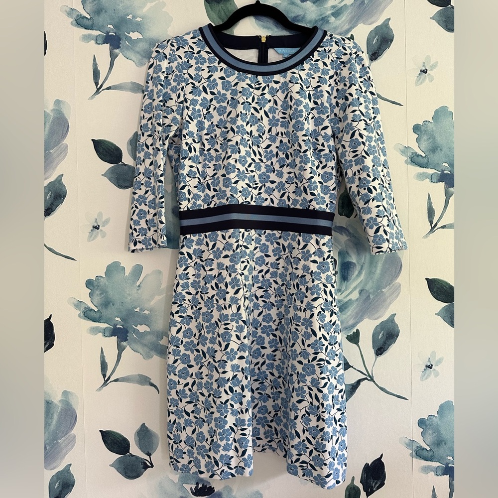 EUC Draper James Floral Ponte Dress - Picture 1 of 3